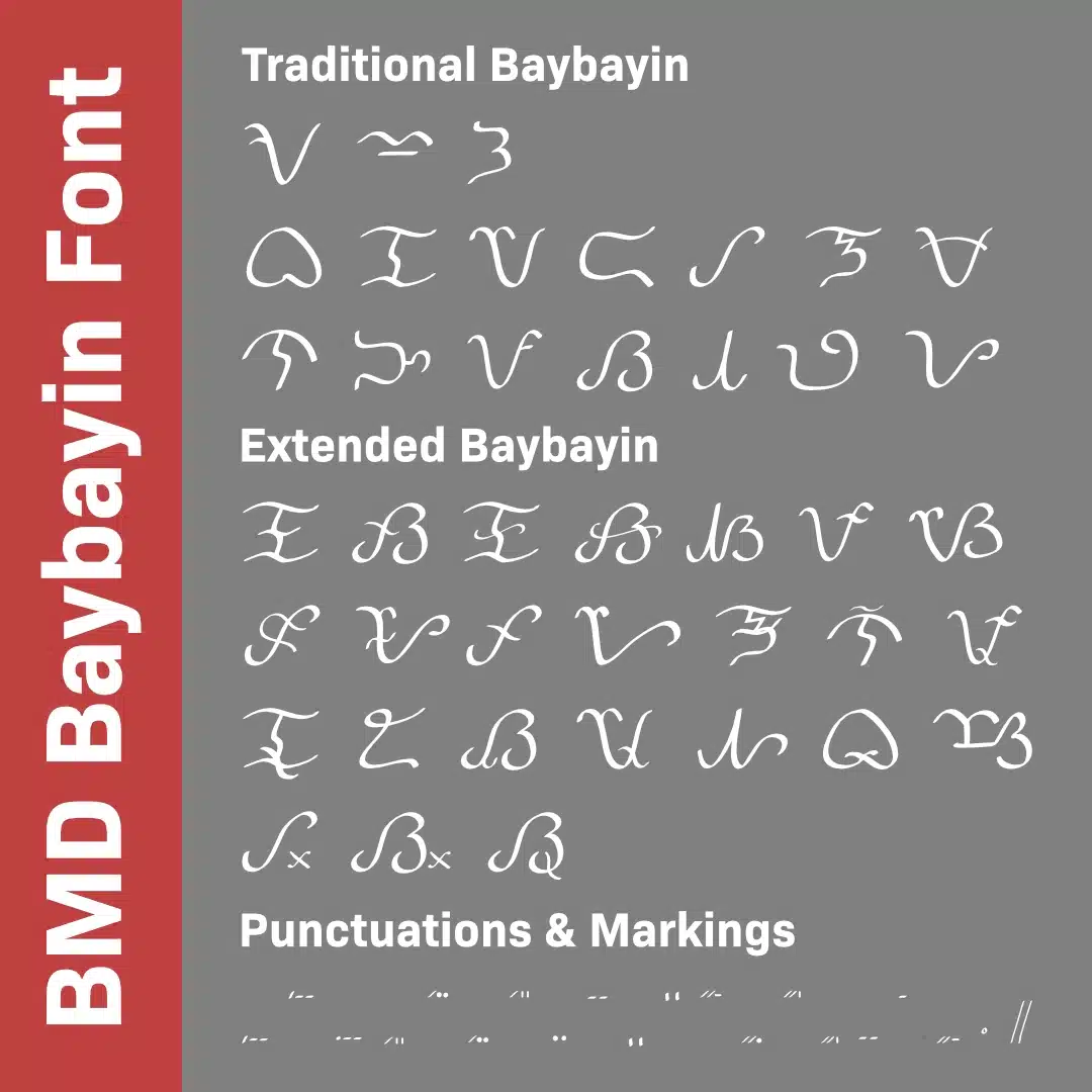 BMD Baybayin Font