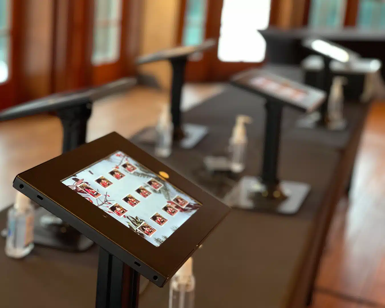 My earlier kiosk system at Bethel Woods Center for the Arts, from before Foto Transform AI existed